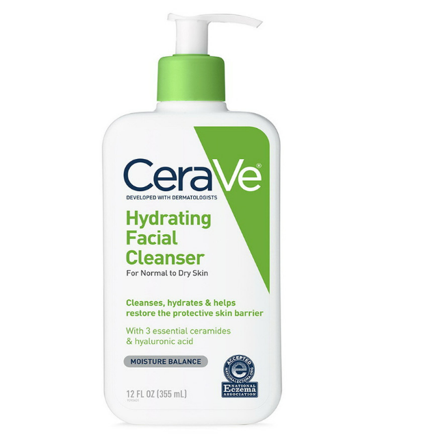 CeraVe Hydrating Facial Cleanser Moisture Balance, 8 Oz