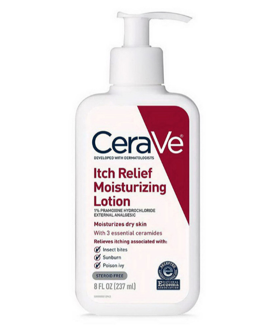 Cerave Itch Relief Moisturizing Lotion Relief Skin Irritations 8 Oz