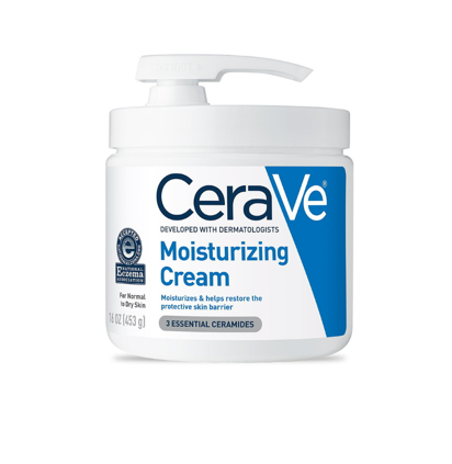 CeraVe Moisturizing Cream for Face and Body Daily Moisturizer for Normal to Dry Skin, 16 Oz.