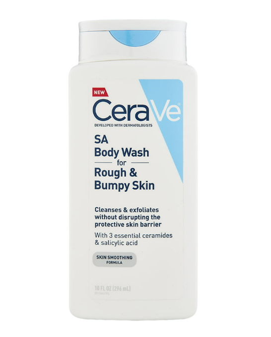 CeraVe SA Body Wash For Rough And Bumpy Skin, 10 Oz