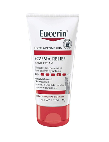 Eucerin Eczema Relief Hand Cream Tube, 2.7 Oz