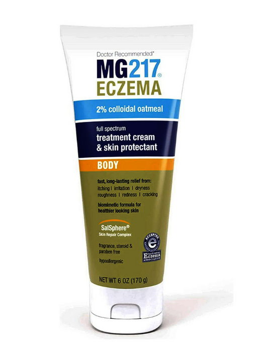 MG217 Eczema 2% Colloidal Oatmeal Treatment Cream, 6 Oz