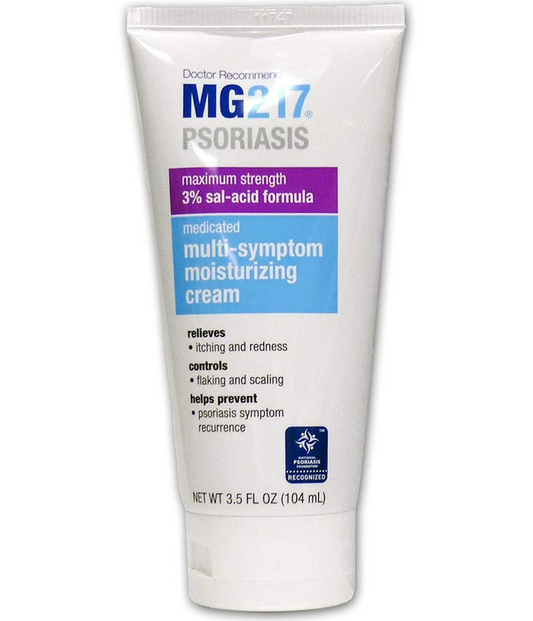 Mg217 Medicated Salicylic Acid Formula Multi-Symptom Cream - 3.5 Oz